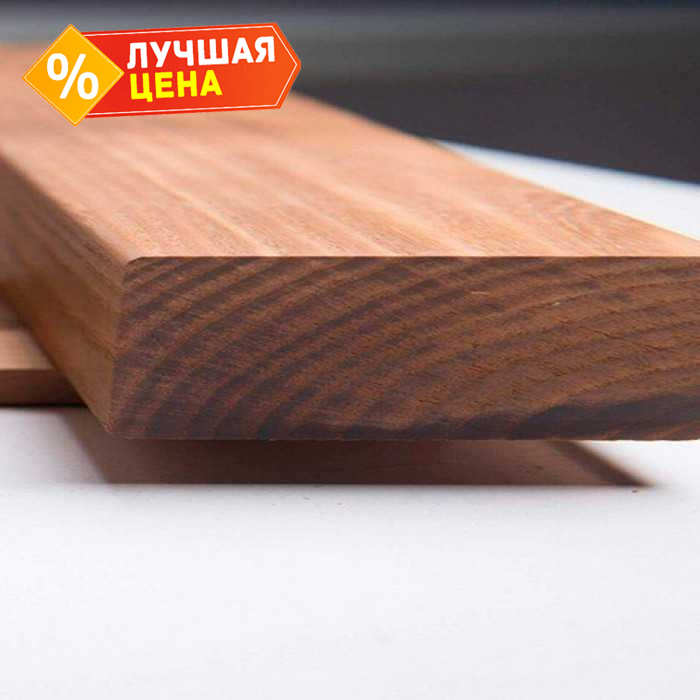 Планкен прямой 20x140x1000 мм Экстра термо-ель